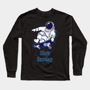 Slow Sunday coffee club Long Sleeve T-Shirt